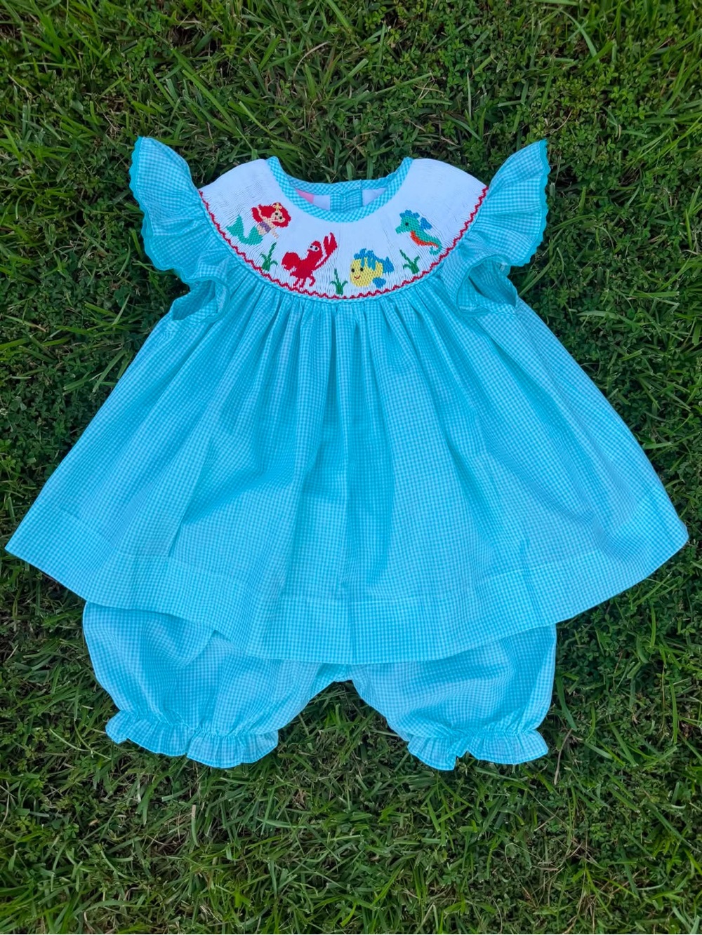 Under The Sea Hand Smocked Set